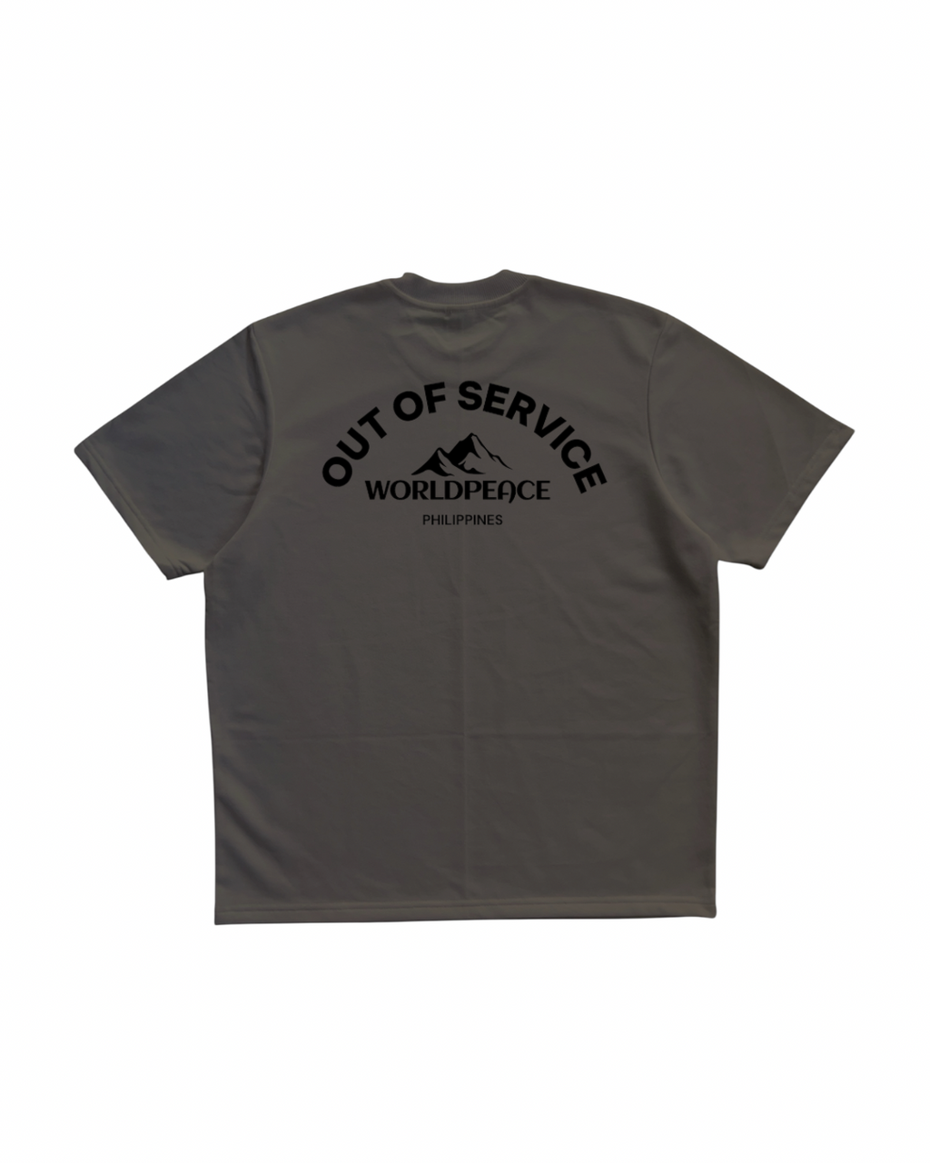 "OUT OF SERVICE" IN IRON GREY