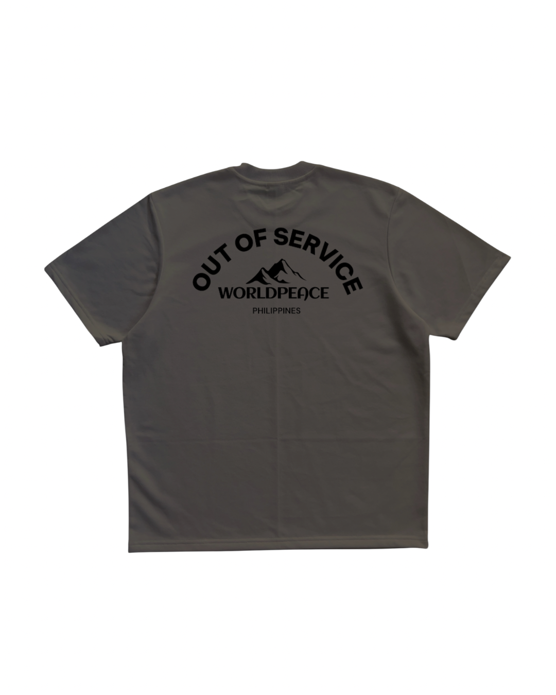 "OUT OF SERVICE" IN IRON GREY