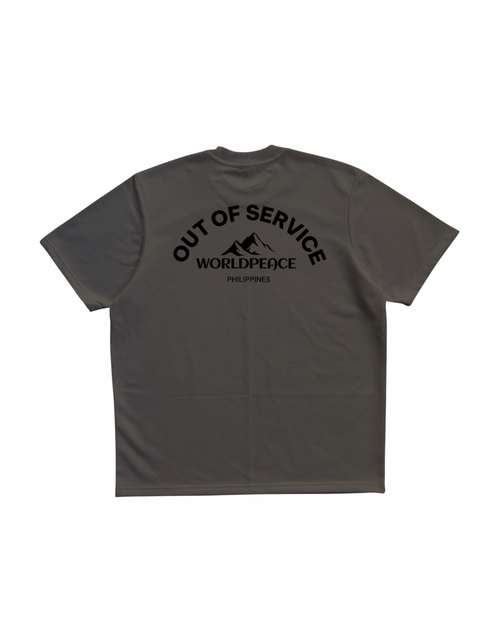 "OUT OF SERVICE" IN IRON GREY